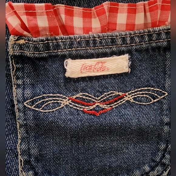 Vintage Handmade Coca-Cola Jean Waist Apron❤️ - Picture 2 of 3